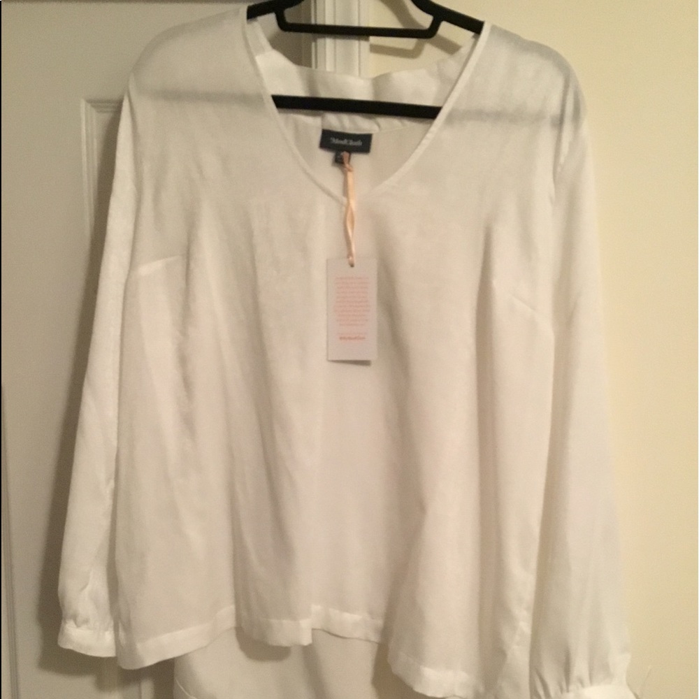 Modcloth XL Ideal Discovery Long Sleeve Blouse